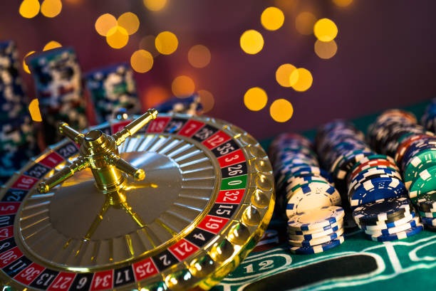 Live roulette table studio with HD multi-camera feed